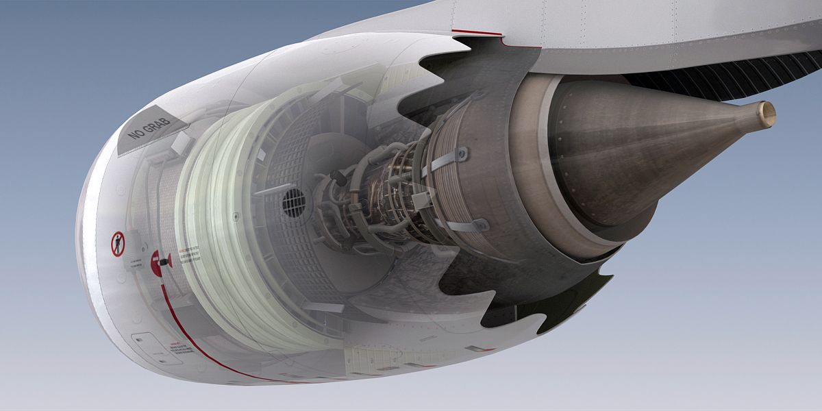 Dettaglio Motore CFM LEAP